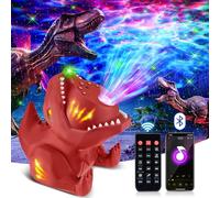 Dinosaur Galaxy Projector for Bedroom,144 Lightings Star Projector for Bedroom, 22 White Noises+HIFI Bluetooth Speaker Ceiling Projector Lights for Bedroom Decor, Dinosaur Toys Dinosaur Gifts for Kids