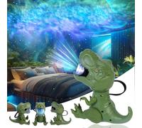 Dinosaur Galaxy Projector - Starry Night Light with 8 Nebula Modes, Remote Control and Timer for Kids and Adult Bedrooms