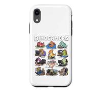 Dinosaur Gamer Dino Gaming Arcade Controller Crew Case for iPhone XR