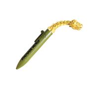 Dinosaur Gel Pen - Resin 5.91x2.17x0.98in | Gag Joke Prop Writing Articles, Dinosaur Theme Writing Ink Pen | Over 5 Years Teens Teachers Pupils School Journa