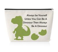 Dinosaur Gifts for Women Makeup Bag Dinosaur Lover Themed Presents for Girls Friends Animal Lover Friendship Christmas Birthday Travel Pouch for Sister Daughter Colleague Her Toiletry Bag