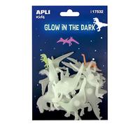Dinosaur Glow Stickers, 9 Units