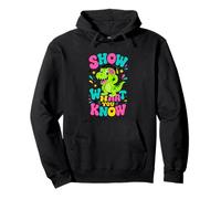 Dinosaur Graduate Show Knowledge Retro Pullover Hoodie