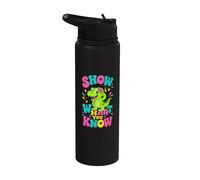 Dinosaur Graduate Show Knowledge Retro Stainless Steel Insulated Water Bottle