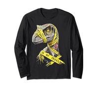 Dinosaur Graphic Archaeology Motif Print Long Sleeve T-Shirt