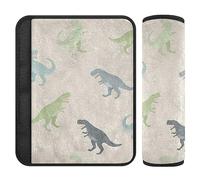 Dinosaur Grunge Seatbelt Cushion Belt Pad for Adults Comfort Seat Covers for Boys Girls 2 Pack 6.5 * 6.5in