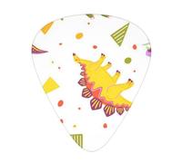 Dinosaur Guitar Plectrums, 12 Pcs Lightweight Guitar Plectrums, 0.46mm/0.71mm/0.96mm Thickness For Acoustic Guitar Acoustic Electric Guitar Ukulele Bass