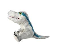 Dinosaur Hand Puppet Accompany Growth Start A Dinosaur Adventure Journey Bright Colors Excellent Enjoy Stimulate Creativity And Imagination (Grey, 25cm)