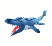 Dinosaur Hand Puppet Accompany Growth Start A Dinosaur Adventure Journey Bright Colors Excellent Enjoy Stimulate Creativity (Blue, 25cm)