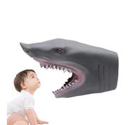 Dinosaur Hand Puppet,Cartoon Realistic Crocodile Shark Dinosaur Toy Hand Puppets | Soft Rubber Animal Head Toy, Swimming Pool Beach Bathing Toys for Party Favor, Teaching Props, Story Telling