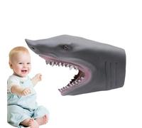 Dinosaur Hand Puppet | Cartoon Realistic Crocodile Shark Dinosaur Toy Hand Puppets - Soft Rubber Animal Head Toy, Swimming Pool Beach Bathing Toys for Party Favor, Teaching Props, Story Telling