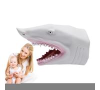 Dinosaur Hand Puppet | Cartoon Shark Crocodile Animal Toy Hand Puppets | Soft Rubber Animal Head Toy, Swimming Pool Beach Bathing Toys for Party Favor, Teaching Props, Story Telling