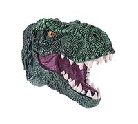 Dinosaur Hand Puppet Soft Rubber 3D Dinosaur Head Gloves Halloween Costume Gloves Accessory Animal Party Favors Interactive Accessories For Adults Tyrannosaurus Rex