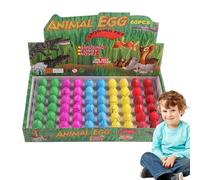 Dinosaur Hatching Eggs Set: Water Activated Growing Egg Model, Cracks And Revelations Discovery Design, Slow Expansion Eclosion Process, Construction
