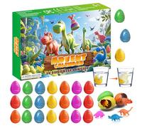 Dinosaur Hatching Surprise Eggs for Kids,24 Pack Dinosaur Toys,Dino Egg Toys for Boys & Girls, Gift Ideas for Ages 3-8, Party Favors, Educational Kids Play Set,Christmas Birthday Gift (Green)