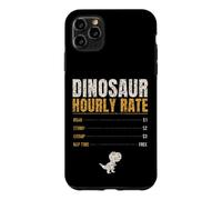 Dinosaur Hourly Rate Funny Kids Roar Stomp Chomp Dino Case for iPhone 11 Pro Max