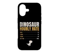 Dinosaur Hourly Rate Funny Kids Roar Stomp Chomp Dino Case for iPhone 17