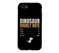 Dinosaur Hourly Rate Funny Kids Roar Stomp Chomp Dino Case for iPhone SE (2020) / 7/8