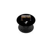 Dinosaur Hourly Rate Funny Kids Roar Stomp Chomp Dino PopSockets Adhesive PopGrip