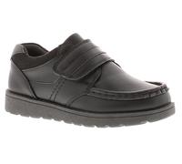 Dinosaur Hunters Oscar Boys Black Scuff Resistant Shoes, Size: 7