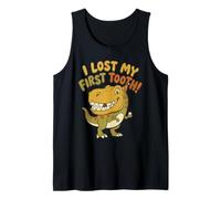 Dinosaur I Lost My First Tooth Tank Top