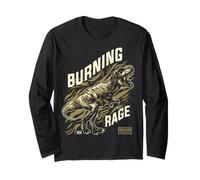 Dinosaur I Rex Rage Wild Monsters Tyrannosaurus Dino Long Sleeve T-Shirt