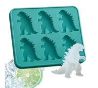 Dinosaur Ice Cube Moldt, 3D Ice Cube Mold, Godzilla Ice Cube Mold, Large Size Reusable Ice Molds, Silicone Fun Shapes Ice Molds, Cute Ice Tray for Kitchen Lover, for Drinks