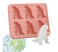 Dinosaur Ice Cube Moldt, 3D Ice Cube Mold, Godzilla Ice Cube Mold, Large Size Reusable Ice Molds, Silicone Fun Shapes Ice Molds, Cute Ice Tray for Kitchen Lover, for Drinks