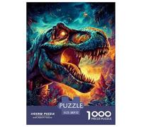 Dinosaur Jigsaw Puzzle Adult And Children 1000 Jigsaws Beautifully Illustrated Fun Activity for Home Birthday Jumbo Age 12+ for Adults 52x38cm/1000pcs