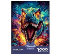 Dinosaur Jigsaw Puzzle Adult And Children EduCational Games Gifts Fun Activity for Home Birthday Jumbo Age 12+ for Adults 52x38cm/1000pcs