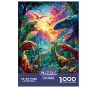 Dinosaur Jigsaw Puzzle Adult And Children EduCational Games Gifts Rainy Days Fun Activities Birthday Jumbo for Boys And Girls 38x26cm/1000pcs