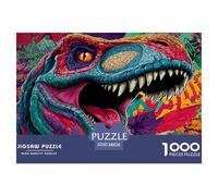 Dinosaur Jigsaw Puzzles 1000 Piece for Adults DIY Puzzle 1000 Piece Puzzle Family Activity Fun Puzzles Games 38x26cm/1000pcs
