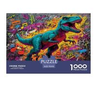Dinosaur Jigsaw Puzzles 1000 Piece for Adults DIY Puzzle 1000 Piece Puzzle Family Activity Fun Puzzles Games 70x50cm/1000pcs