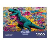 Dinosaur Jigsaw Puzzles 1000 Piece for Adults DIY Puzzle 1000 Piece Puzzle Family Activity Fun Puzzles Games 70x50cm/1000pcs