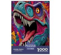 Dinosaur Jigsaw Puzzles 1000 Piece for Adults DIY Puzzle 1000 Piece Puzzle Family Activity Fun Puzzles Games 38x26cm/1000pcs