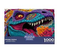 Dinosaur Jigsaw Puzzles 1000 Piece for Adults DIY Puzzle 1000 Piece Puzzle Family Activity Fun Puzzles Games 38x26cm/1000pcs