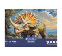 Dinosaur Jigsaw Puzzles for Adults Gifts 1000 Piece Fun Challenging Home Decors Brainteasing Wild Animals Jigsaw Puzzle for Adults And Kids 38x26cm/1000pcs