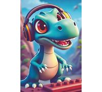 Dinosaur Journal for Boys Ages 4-8: 6x9" Notebook with Lined & Blank Pages + Bonus ColoUring Sheets