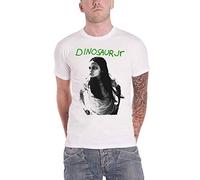 Dinosaur Jr. Green Mind Band Logo Official Mens White T Shirt, Black, S