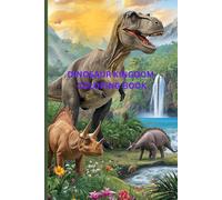 DINOSAUR KINGDOM COLORING BOOK 1: Detailed Dinosaur Coloring Pages with Mountains, Forests, and Waterfalls