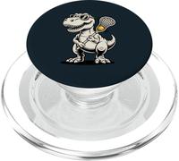Dinosaur Lacrosse Player T-Rex Lax Team PopSockets PopGrip for MagSafe