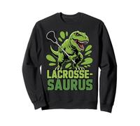 Dinosaur Lacrosse Player T-Rex Team Lax Sweatshirt