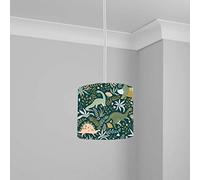 Dinosaur lampshade Kids Jungle Dino lightshade 20CM X 18.5CM (Jungle Dinosaur 4), Dark Green