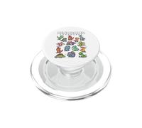 Dinosaur Languages Cute Funny Dino Emotions Words PopSockets PopGrip for MagSafe