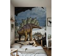 Dinosaur Large decor Wallpaper Wall Mural 8x6 Ft Stegosaurus boys bedroom XL