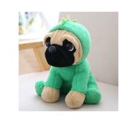 (Dinosaur) Large Plush Toys 8" Pug Dog 7 Costumes Cuddly Soft Toy Teddy Plush Animal Cute