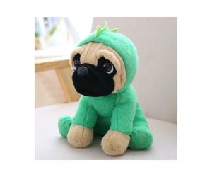 (Dinosaur) Large Plush Toys 8" Pug Dog 7 Costumes Cuddly Soft Toy Teddy Plush Animal Cute