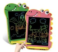 Dinosaur LCD Writing Tablet for Kids - 8.5 Inch Drawing & Doodle Board, Electronic Writing Pad Travel Toy, Educational Gift for Boys & Girls Ages 3-6 (Pink)