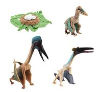 Dinosaur Life Cycle, 4 Pieces Dinosaur Life Cycle Animal Model Figures, Biology Science Animals Model Toy Animal Figures Cognitive Toy for Children Educational Toys