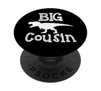 Dinosaur Lover Big Cousin Boys Funny Dino Lover Kid Boy Girl PopSockets Adhesive PopGrip